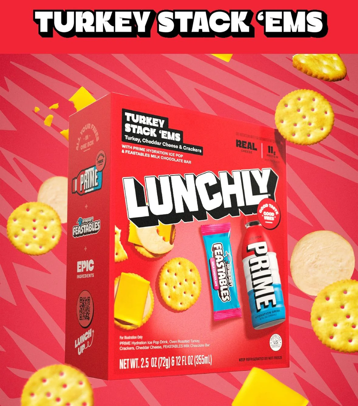 lunchly turkey stackems